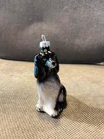 Kerstdecoratie kersthanger glazen kerstbal hond, Ophalen of Verzenden