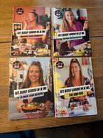 4x Bakje Geluk Boeken + Whey Proteine ( 25 euro extra  ), Boeken, Kookboeken, Hoofdgerechten, Ophalen of Verzenden, Zo goed als nieuw