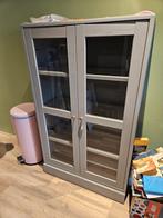 Ikea servies/vitrinekast grijs, Huis en Inrichting, Kasten | Vitrinekasten, Ophalen, Zo goed als nieuw, 25 tot 50 cm, Minder dan 100 cm
