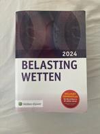 Belastingwetten 2024 - ISBN 9789013175417, Ophalen of Verzenden, Zo goed als nieuw, Accountancy en Administratie