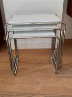 Gispen Mime Bijzettafels - Zo Goed Als Nieuw, Huis en Inrichting, Tafels | Bijzettafels, Minder dan 55 cm, Metaal of Aluminium