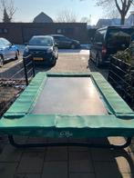 Elfje rechthoekige trampoline, Ophalen of Verzenden, Gebruikt