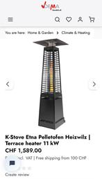 K stove etna terrasverwarmer op pallets, Tuin en Terras, Terrasverwarmers, Ophalen, Gebruikt