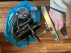 Antieke bronzen deurklinken, 5 stuks, Doe-het-zelf en Verbouw, Deuren en Horren, Ophalen, Gebruikt, Binnendeur, 200 tot 215 cm