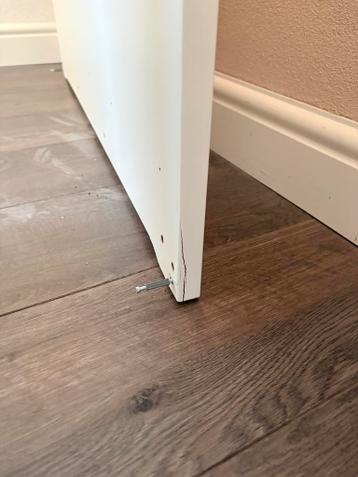 SLÄKT Ikea Wit bedframe 90x200 met opberger en lattenbodem - afbeelding 10