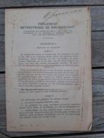 Regelement betreffende de krijgsmacht. 1927., Ophalen of Verzenden, Landmacht, Nederland, Boek of Tijdschrift