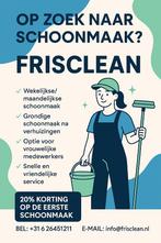 schoonmaak, Schoonmaken bedrijfsruimte