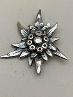 Grote zilveren Edelweiss, Ophalen of Verzenden, Zo goed als nieuw, Zilver