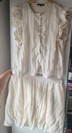 NIKKI set crème (rok&top), Ophalen of Verzenden, Zo goed als nieuw