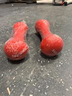 2 x 3 kg rubberen dumbells dumbell set gewichten nieuw, Dumbbell, Nieuw, Gewichten, Ophalen of Verzenden