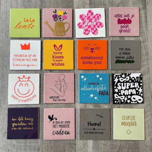 Tegeltje met tekst of afbeelding nieuw woondecoratie deco, Huis en Inrichting, Woonaccessoires | Tekstborden en Spreuken, Nieuw