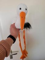 Ooievaar pluch om op te hangen voor het raam of op spiegel, Kinderen en Baby's, Ophalen of Verzenden, Geboortebord