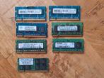 Diverse 1GB PC2 DDR2 RAM modules 5300s en 6400s, Computers en Software, RAM geheugen, 1 GB of minder, Ophalen of Verzenden, Laptop