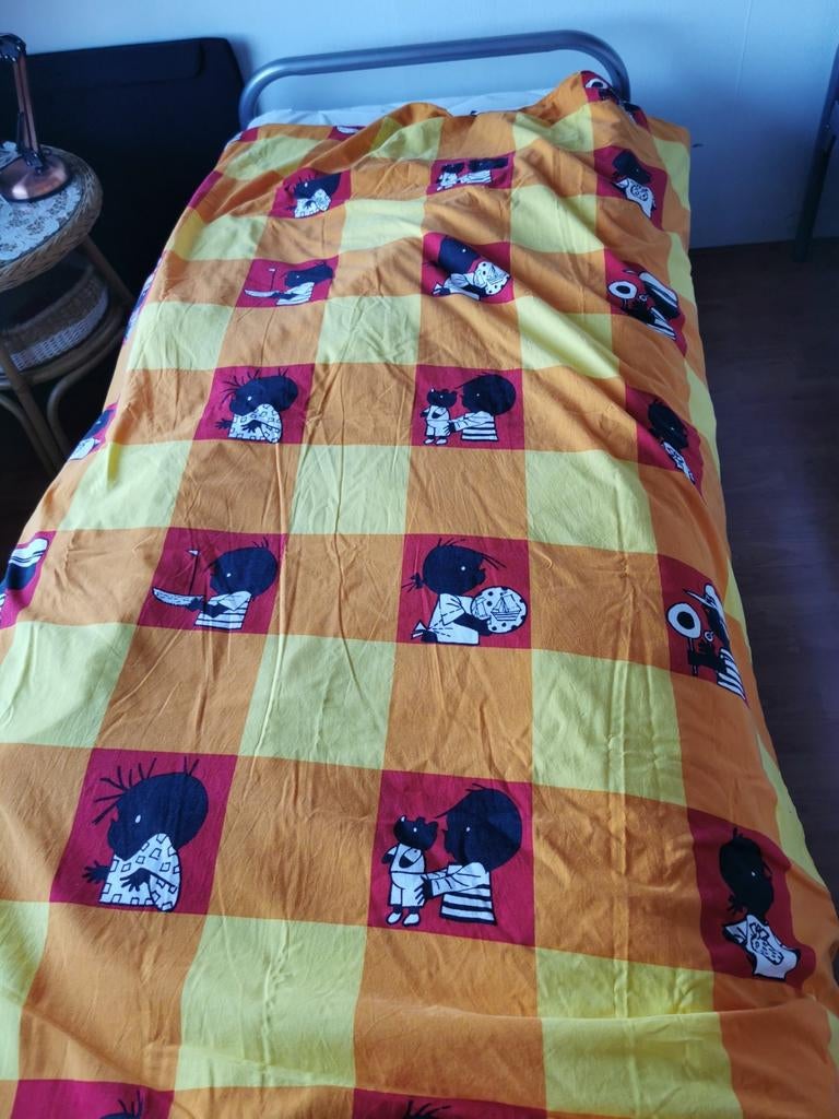 Dekbedhoes met plaatjes van Jip en Janneke, Ophalen of Verzenden, Zo goed als nieuw, Eenpersoons
