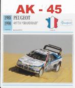 Ak45 autokaart peugeot 405 t16 grand raid ( 1988 - 1990 ), Ophalen of Verzenden, Zo goed als nieuw, Auto's