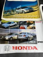 Honda dealer reclame honda accord, Deurposter of groter, Ophalen of Verzenden, Zo goed als nieuw, Overige vormen