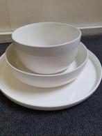 Witte set borden, Ophalen, Zo goed als nieuw, Bord(en), Overige stijlen