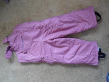 Winteroverall skibroek maat 92 /98 een roze en een zwarte beschikbaar voor biedingen
