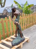 💥💥 Brons: Dame met Handdoek - Fontein, Overige materialen, Fontein, -, -