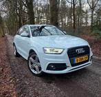 Mooie Audi Q3 S-line te koop., Auto's, Automaat, Zwart, Wit, Particulier