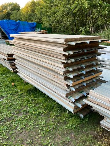 TEAB Dakpanelen 60/90mm, 1mtr breed, verschillende lengtes  beschikbaar voor biedingen