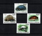 burundi 22011 pf serie schildpadden reptielen turtles, Ophalen of Verzenden, Postfris, Dier of Natuur