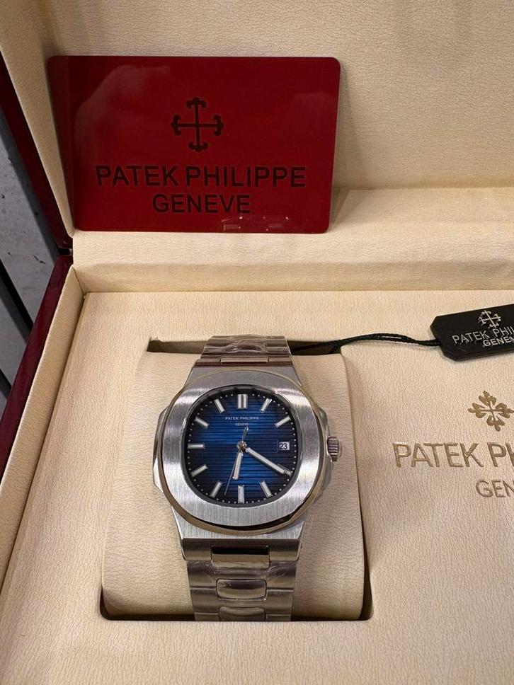 Patek philippe, Sieraden, Tassen en Uiterlijk, Horloges | Heren, Zo goed als nieuw, Overige merken, Staal, Ophalen of Verzenden