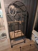 Papegaaien kooi  en javaboom, Dieren en Toebehoren, Ophalen, Zo goed als nieuw, Metaal, Vogelkooi