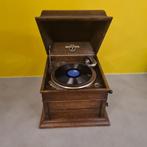 Engelse Colombia Tafel Grammofoonspeler circa 1910 €125,-., Antiek en Kunst, Antiek | Tv's en Audio, Verzenden