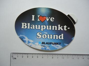 sticker Blaupunkt Love autoradio retro auto radio sound
