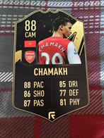 Voetbalkaartje (37cmx25cm) - Chamakh/Arsenal, Verzamelen, Zo goed als nieuw, Poster, Plaatje of Sticker, Ophalen, Buitenlandse clubs