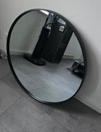 Zwarte ronde spiegel, Ophalen, Rond, Zo goed als nieuw, Minder dan 100 cm