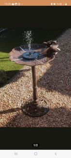 Staand Vogelbad Vogel Voederschaal Gietijzer Nieuw, Tuin en Terras, Vogelhuisjes en Vogelbaden, Ophalen of Verzenden, Nieuw