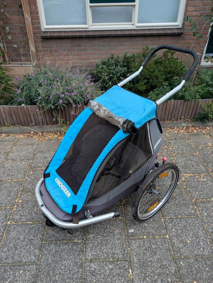 Croozer Kid for 1, Fietsen en Brommers, Fietsaccessoires | Aanhangers en Karren, Gebruikt, Kinderkar, Vering, Ophalen
