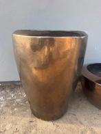 Exclusieve pot BRONS PTMD XXXL 68cm hoog!, Tuin en Terras, Bloempotten, Ophalen, 40 cm of meer, Rond, Binnen