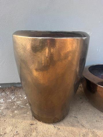 Exclusieve pot BRONS PTMD XXXL 68cm hoog! beschikbaar voor biedingen