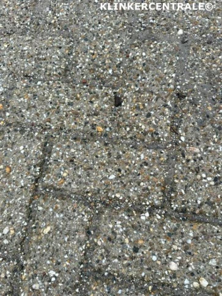 ROOIKORTING 2.500m2 grijs betonklinkers bkk bss oprit terras, Tuin en Terras, Tegels en Klinkers, Gebruikt, Klinkers, Beton, 10 m² of meer