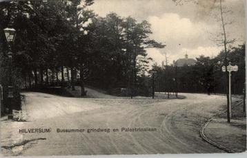 Hilversum Bussummer grindweg en Palestrinalaan (1909) beschikbaar voor biedingen
