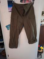 Kl leger broek met oprolbare pijpen, Ophalen of Verzenden, Gedragen, Groen