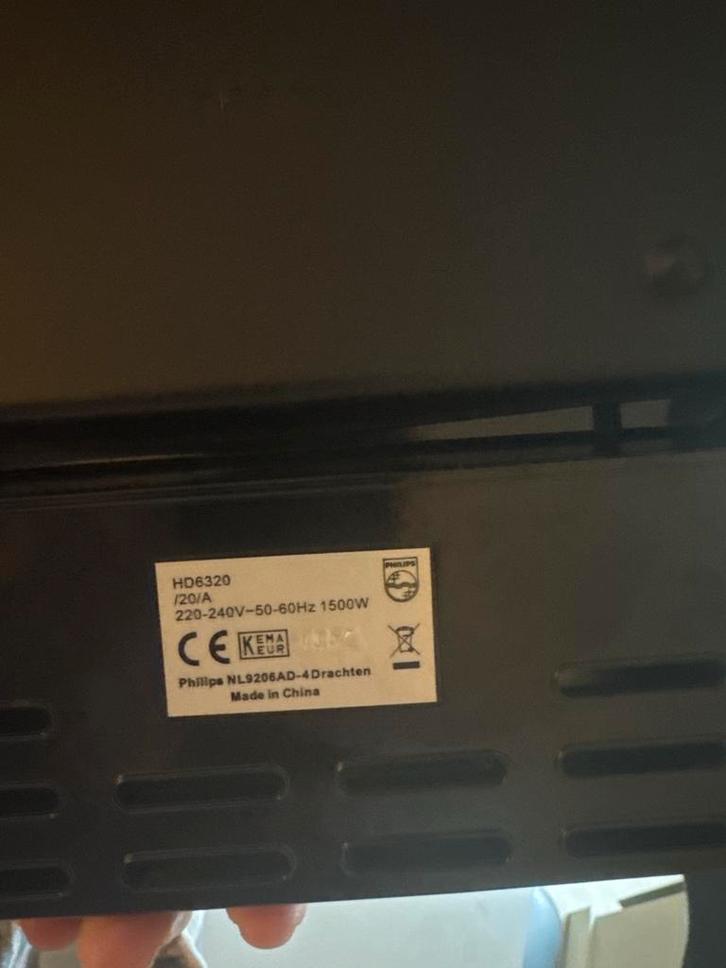 Philips HD6320 Tafelgrill - 1500W Elektrische Grillplaat, Witgoed en Apparatuur, Grillplaten, Zo goed als nieuw, Tafelgrill, Ophalen