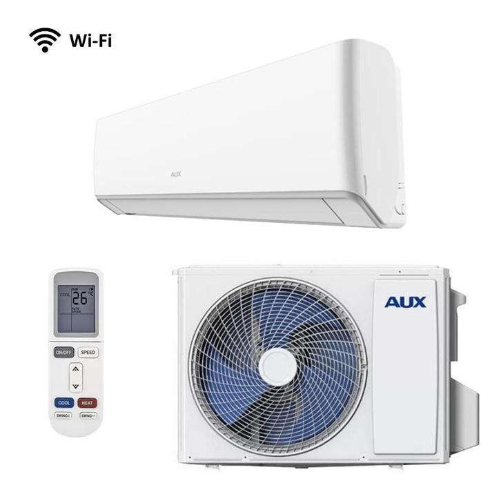 A++ AUX SPLIT UNIT AIRCO WARMTEPOMP 2,5 / 3,5 / 5 & 7kW, Witgoed en Apparatuur, Airco's, Nieuw, Wandairco, 100 m³ of groter, 3 snelheden of meer