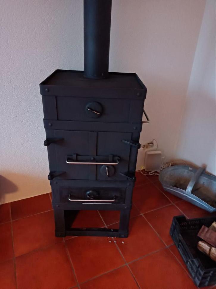 Deense Houtkachel - Sfeervol & Efficiënt, Huis en Inrichting, Kachels, Gebruikt, Vrijstaand, Houtkachel, Hout, Ophalen of Verzenden