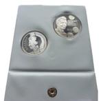 Nederland Set 10 Gulden 1994 & 10 ECU 1992, Postzegels en Munten, Munten | Nederland, Setje, Koningin Beatrix, Zilver, Ophalen of Verzenden