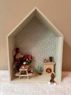 Houten poppenhuisje voor Maileg in Kerst  sfeer, Ophalen of Verzenden, Nieuw, Poppenhuis