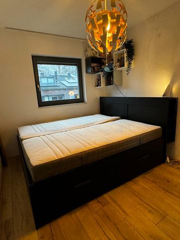 IKEA Brimnes 180cm Bed met hoofdeinde / hoofdbord 