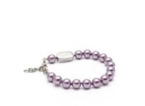 UITVERKOOP Energetix Parelarmband S-M, Sieraden, Tassen en Uiterlijk, Armbanden, Nieuw, Paars, Ophalen of Verzenden