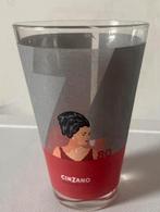 Glas van Cinzano mixin style. Hoogte 12,5 cm., Ophalen of Verzenden, Zo goed als nieuw, Borrel- of Shotglas