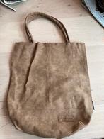 Suède tas, Ophalen, Gebruikt, Bruin, Shopper