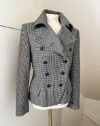 Jasje blazer Pauw zwart wit grijs mt 2 38:40 /rok top, Kleding | Dames, Ophalen of Verzenden, Zo goed als nieuw, Maat 38/40 (M)
