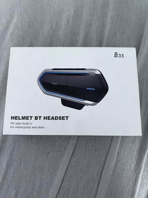 B35 Bluetooth Helm Headset – Voor Motor en Skihelm, Telecommunicatie, Mobiele telefoons | Telefoon-opladers, Zo goed als nieuw